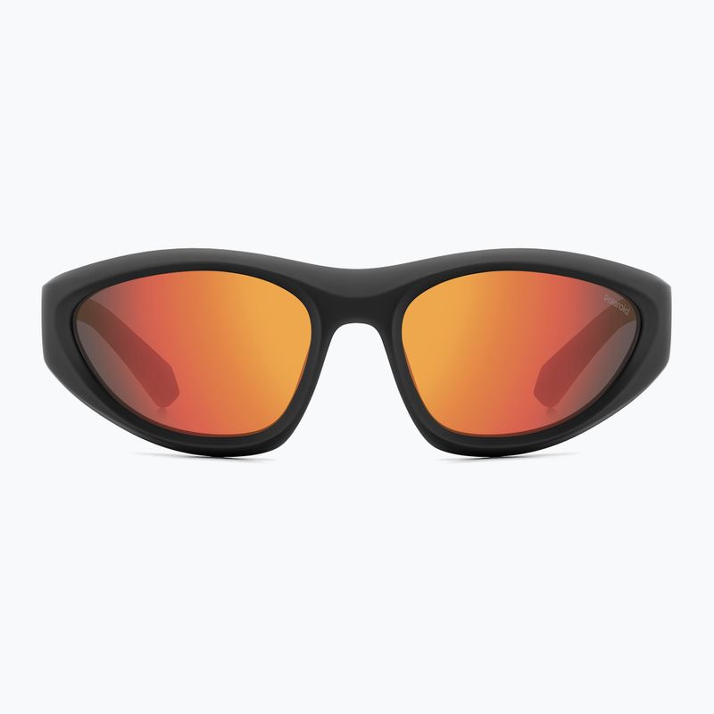Ochelari de soare polarizați Polaroid PLD 2165/S negru mat roșu/roșu multistrat 3