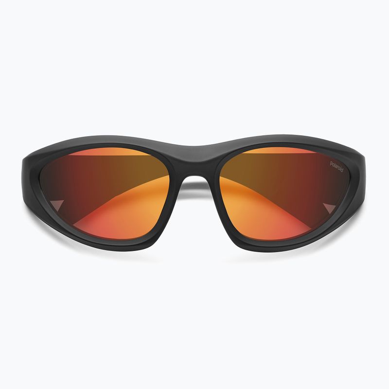 Ochelari de soare polarizați Polaroid PLD 2165/S negru mat roșu/roșu multistrat 4