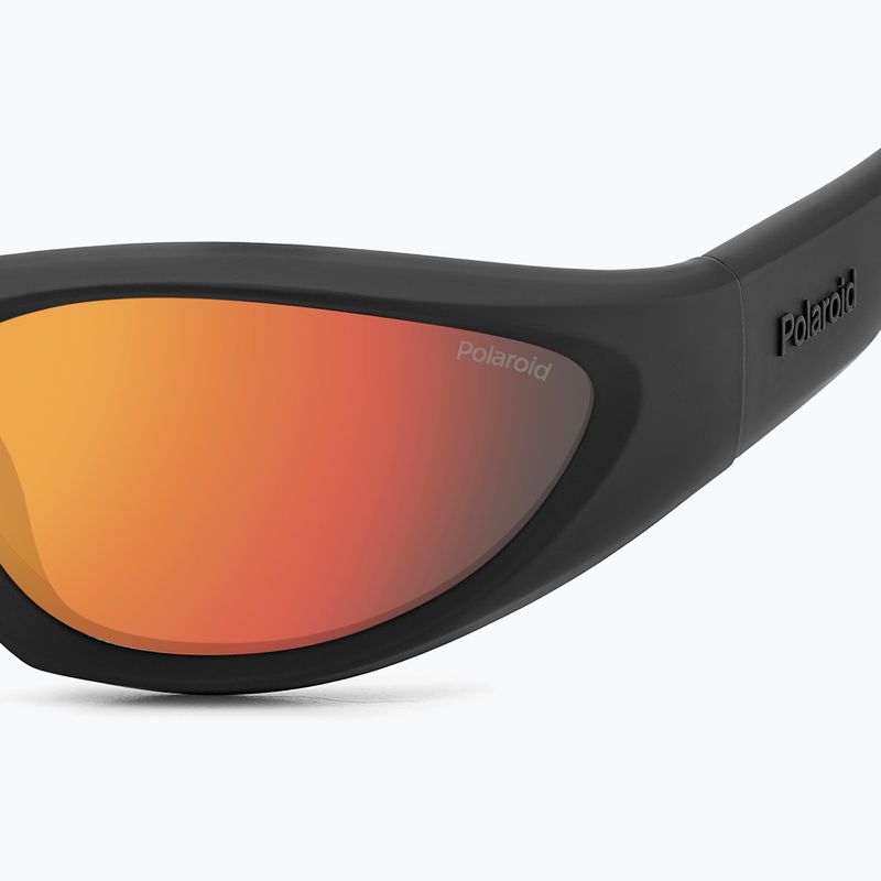 Ochelari de soare polarizați Polaroid PLD 2165/S negru mat roșu/roșu multistrat 8
