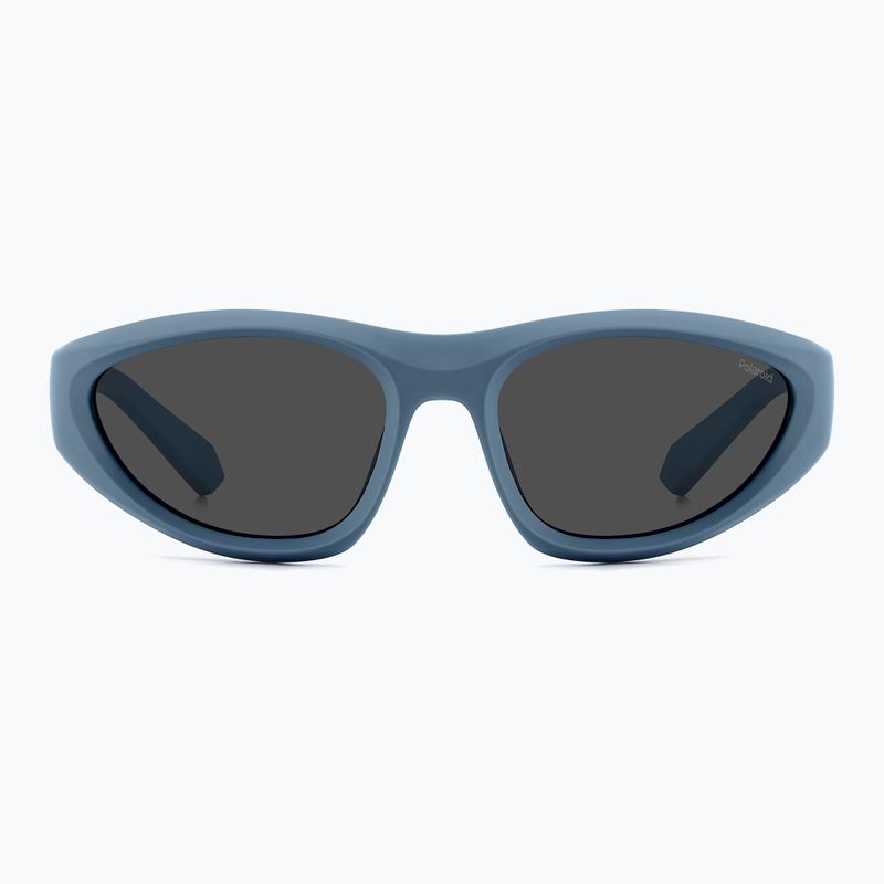 Ochelari de soare polarizați Polaroid PLD 2165/S albastru mat/gri 3