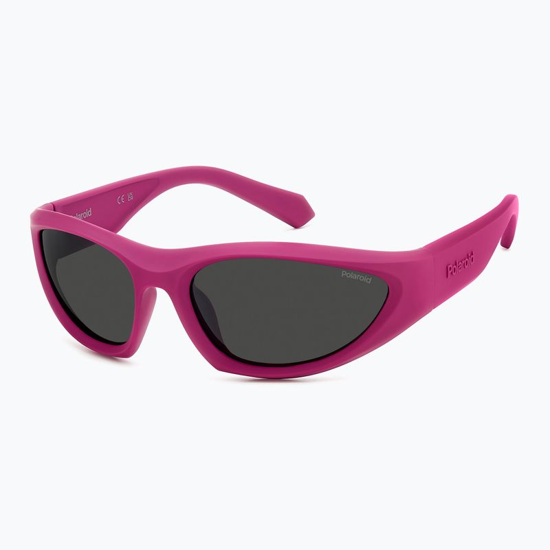 Ochelari de soare Polaroid PLD 2165/S matte fuchsia/grey polarized 2