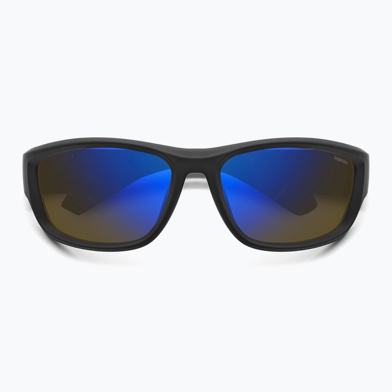 Ochelari de soare bărbați polarizați Polaroid PLD 2166/S negru mat albastru/oglindă albastră 4