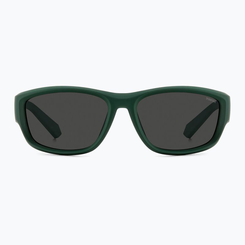 Ochelari de soare polarizați pentru bărbați Polaroid PLD 2166/S mat verde/gri 3