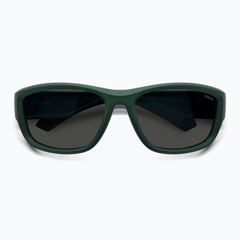 Ochelari de soare polarizați pentru bărbați Polaroid PLD 2166/S mat verde/gri 4