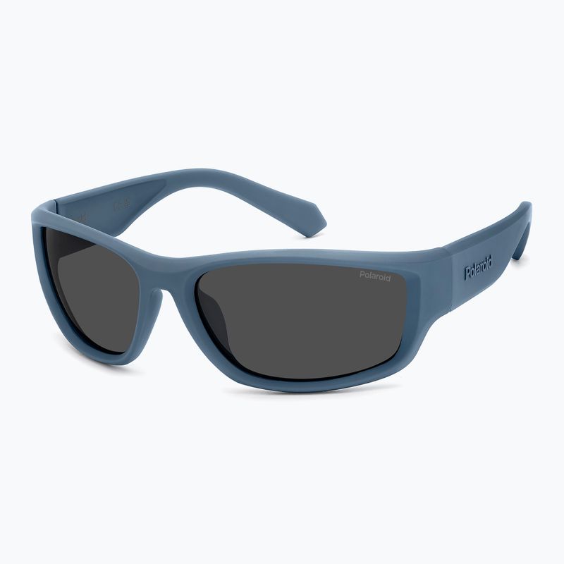 Ochelari de soare polarizați pentru bărbați Polaroid PLD 2166/S mat albastru/gri 2
