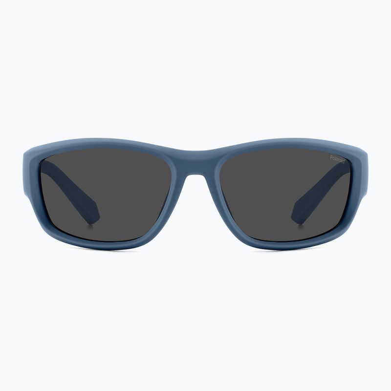 Ochelari de soare pentru bărbați Polaroid PLD 2166/S matte blue/grey polarized 3