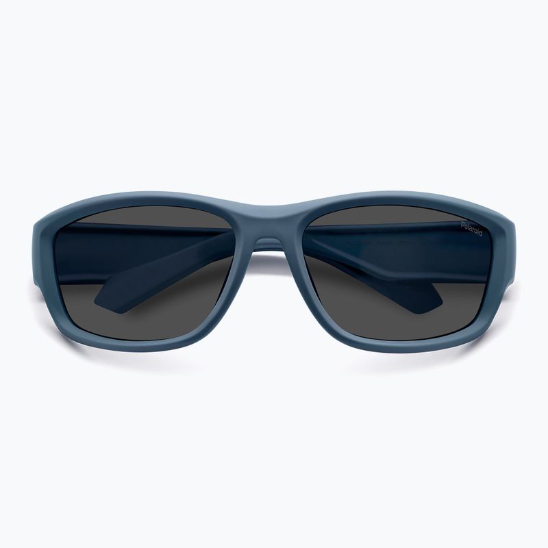 Ochelari de soare polarizați pentru bărbați Polaroid PLD 2166/S mat albastru/gri 4