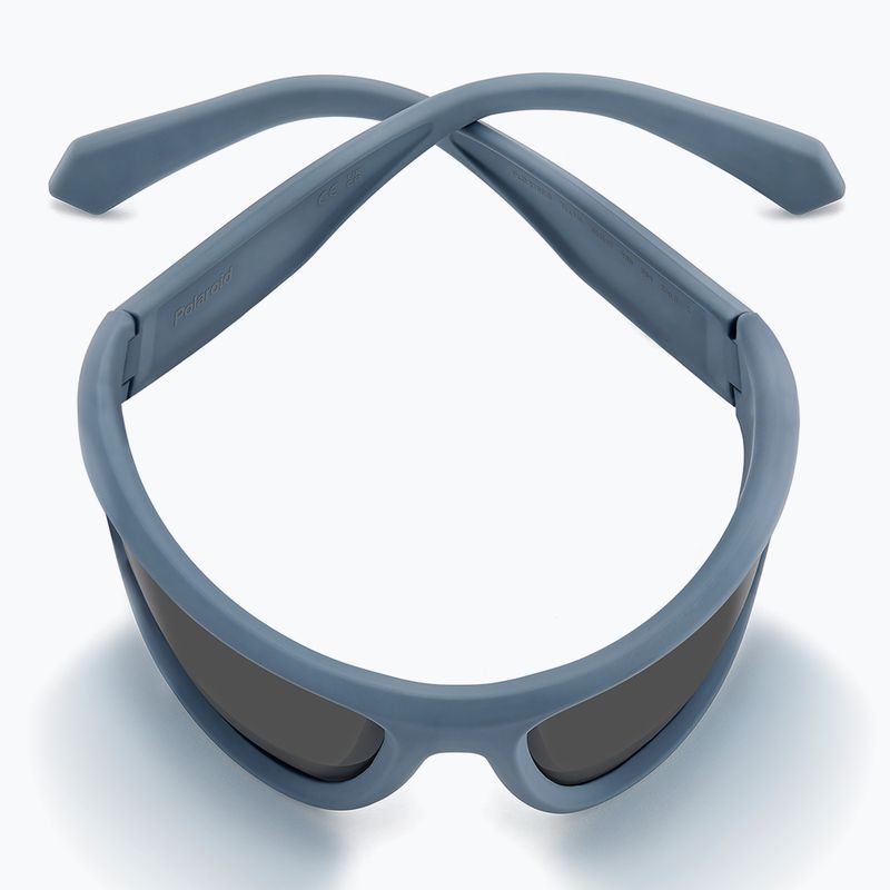 Ochelari de soare polarizați pentru bărbați Polaroid PLD 2166/S mat albastru/gri 8