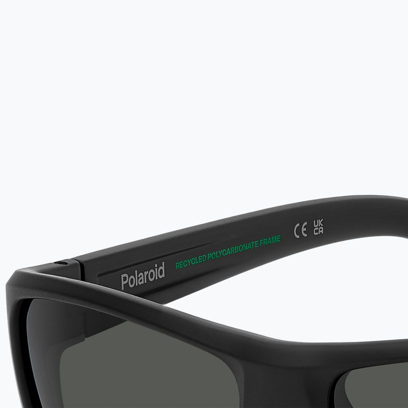 Ochelari de soare pentru bărbați Polaroid PLD 7057/S matte black/grey polarized 8