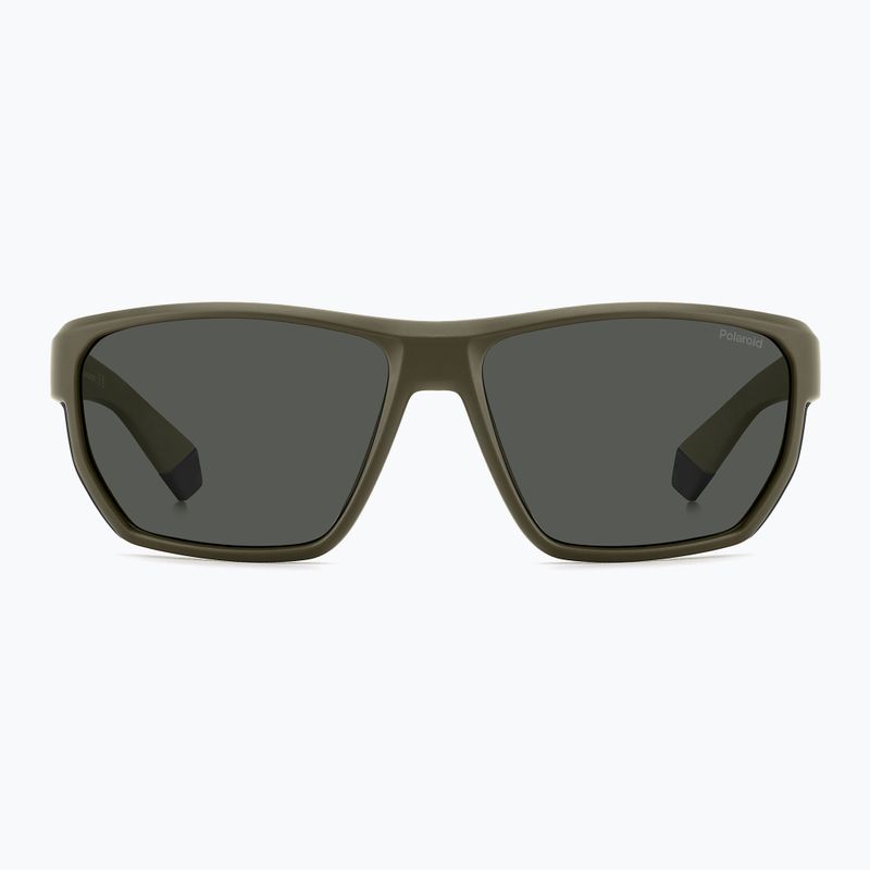 Ochelari de soare polarizați Polaroid PLD 7057/S mat verde/gri pentru bărbați 3