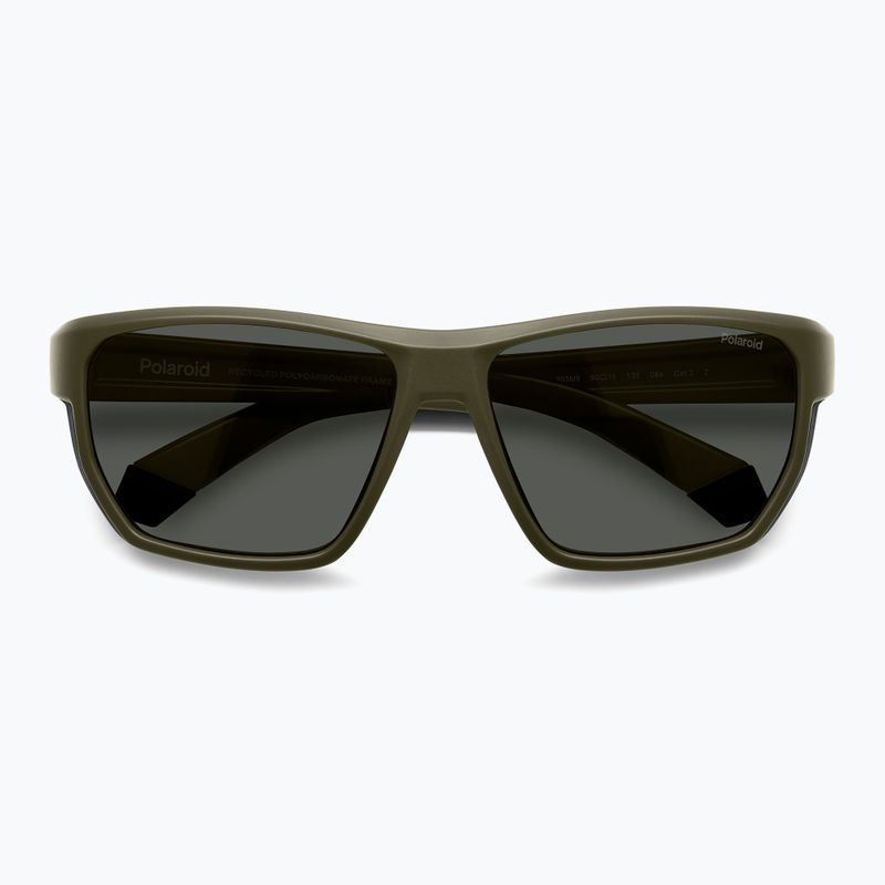 Ochelari de soare polarizați Polaroid PLD 7057/S mat verde/gri pentru bărbați 4