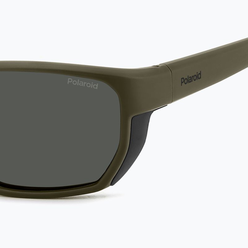 Ochelari de soare polarizați Polaroid PLD 7057/S mat verde/gri pentru bărbați 6