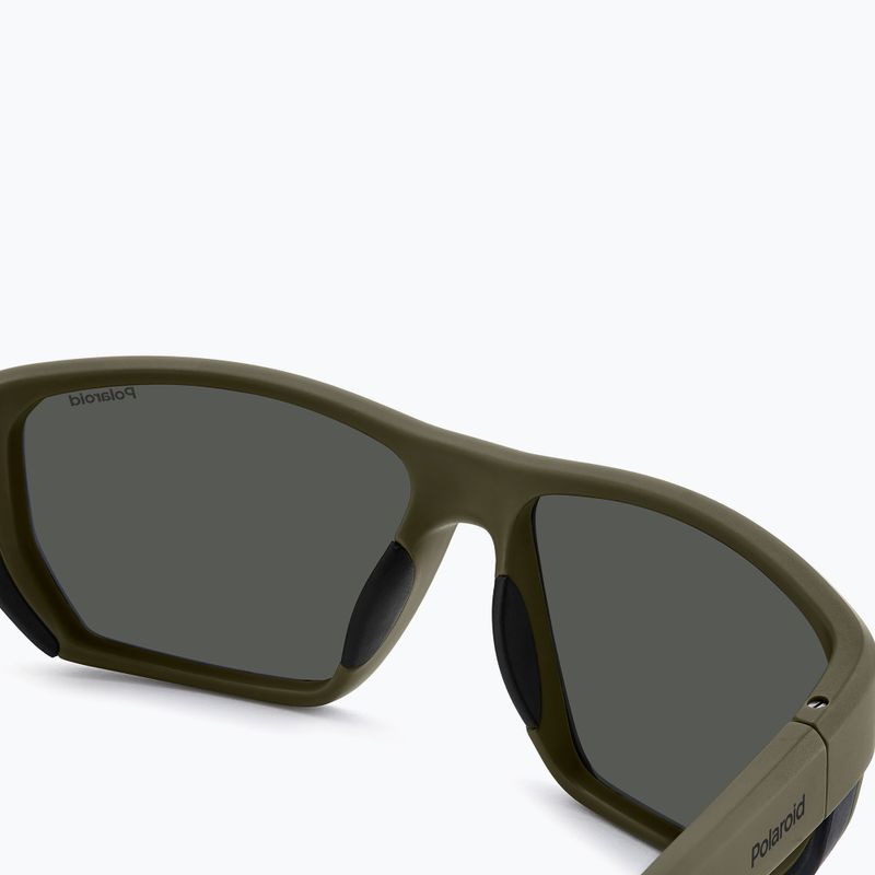 Ochelari de soare polarizați Polaroid PLD 7057/S mat verde/gri pentru bărbați 7