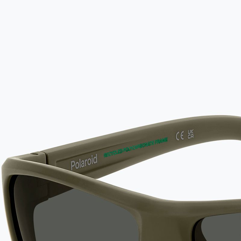Ochelari de soare polarizați Polaroid PLD 7057/S mat verde/gri pentru bărbați 8
