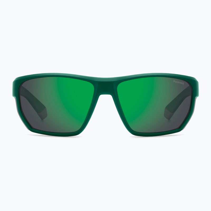 Ochelari de soare pentru bărbați Polaroid PLD 7057/S matte teal/greygreen mirror polarized 3