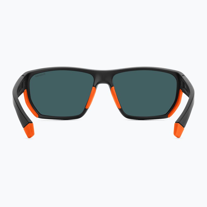 Ochelari de soare pentru bărbați Polaroid PLD 7057/S matte black orange/red multilayer polarized 5
