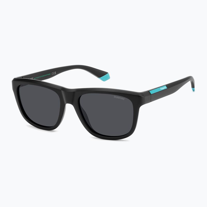 Ochelari de soare polarizați Polaroid PLD 2163/S negru mat/gri 2