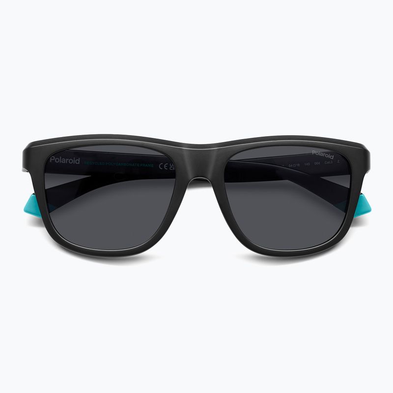 Ochelari de soare polarizați Polaroid PLD 2163/S negru mat/gri 4