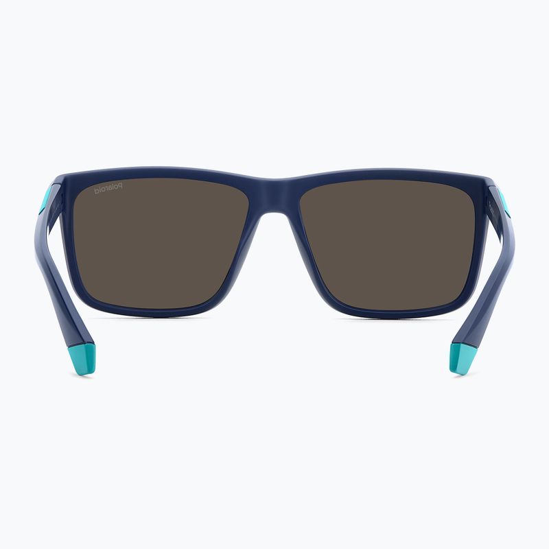 Ochelari de soare pentru bărbați Polaroid PLD 2164/S matte blue/blue mirror polarized 5