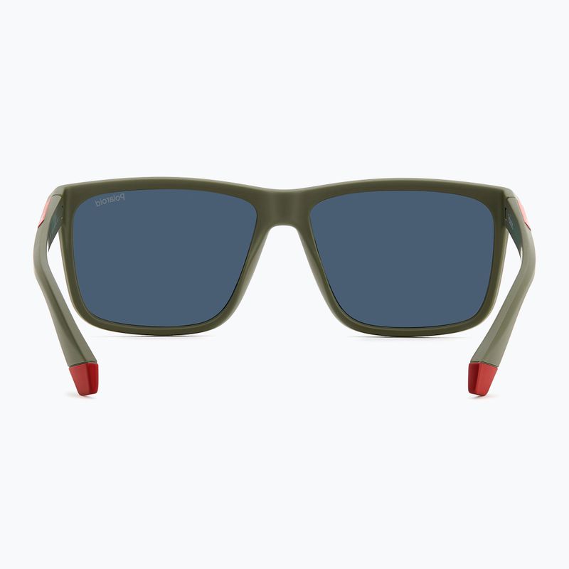 Ochelari de soare pentru bărbați Polaroid PLD 2164/S military green/red multilayer polarized 5