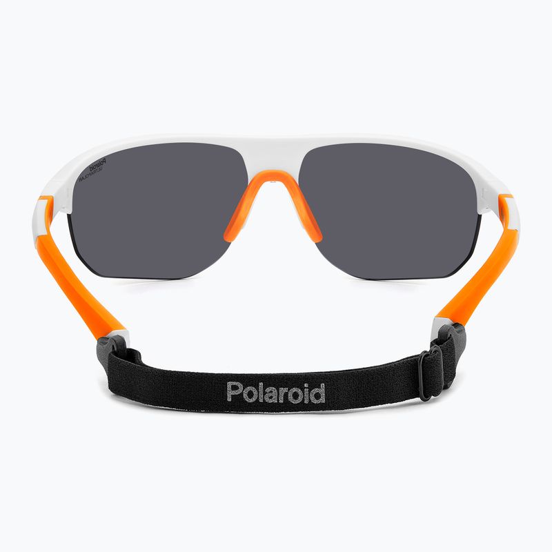 Ochelari de soare pentru bărbați Polaroid PLD 7059/S matte white/red multilayer polarized hc 5