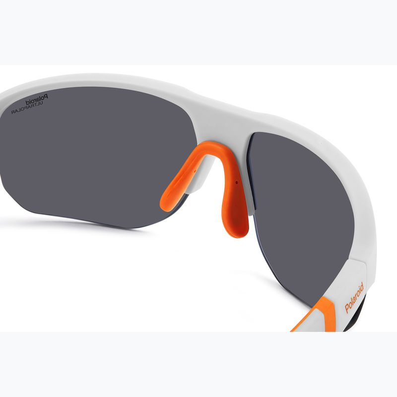 Ochelari de soare pentru bărbați Polaroid PLD 7059/S matte white/red multilayer polarized hc 7