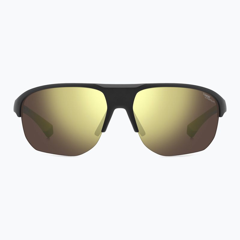 Ochelari de soare polarizați cu contrast ridicat Polaroid PLD 7059/S negru mat galben/galben auriu pentru bărbați 2