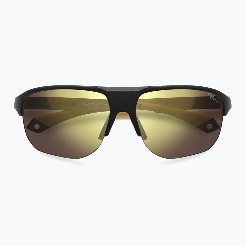 Ochelari de soare polarizați cu contrast ridicat Polaroid PLD 7059/S negru mat galben/galben auriu pentru bărbați 3