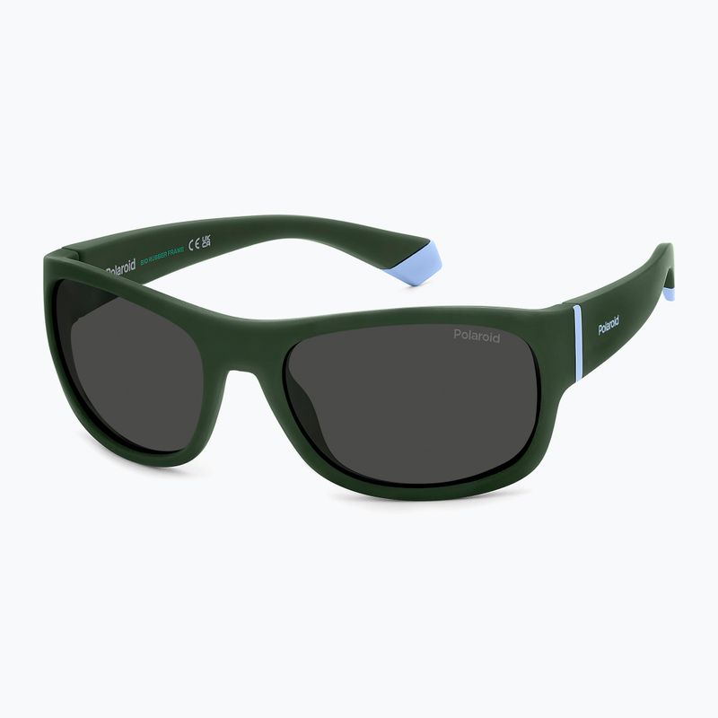 Ochelari de soare polarizați pentru copii Polaroid PLD 8064/S verde/gri 2