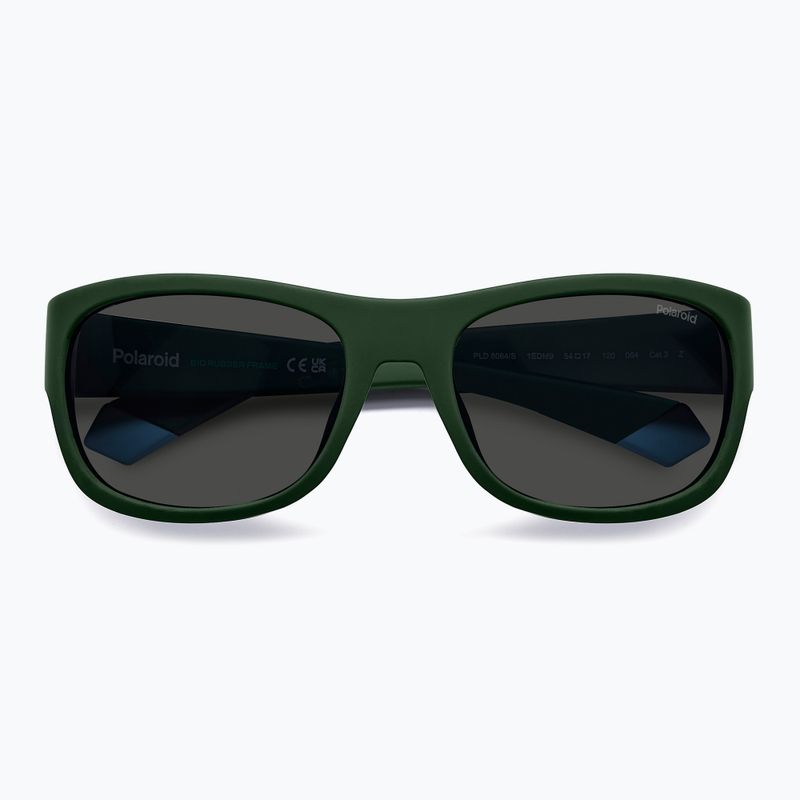 Ochelari de soare polarizați pentru copii Polaroid PLD 8064/S verde/gri 4
