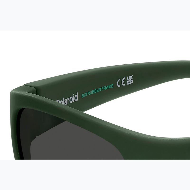 Ochelari de soare polarizați pentru copii Polaroid PLD 8064/S verde/gri 6