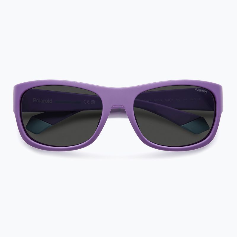 Ochelari de soare polarizați pentru copii Polaroid PLD 8064/S violet/gri 4