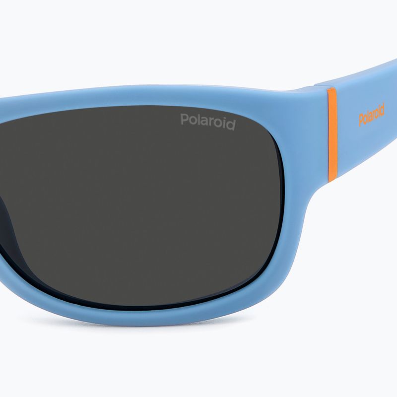 Ochelari de soare pentru copii Polaroid PLD 8064/S azure/grey polarized 5