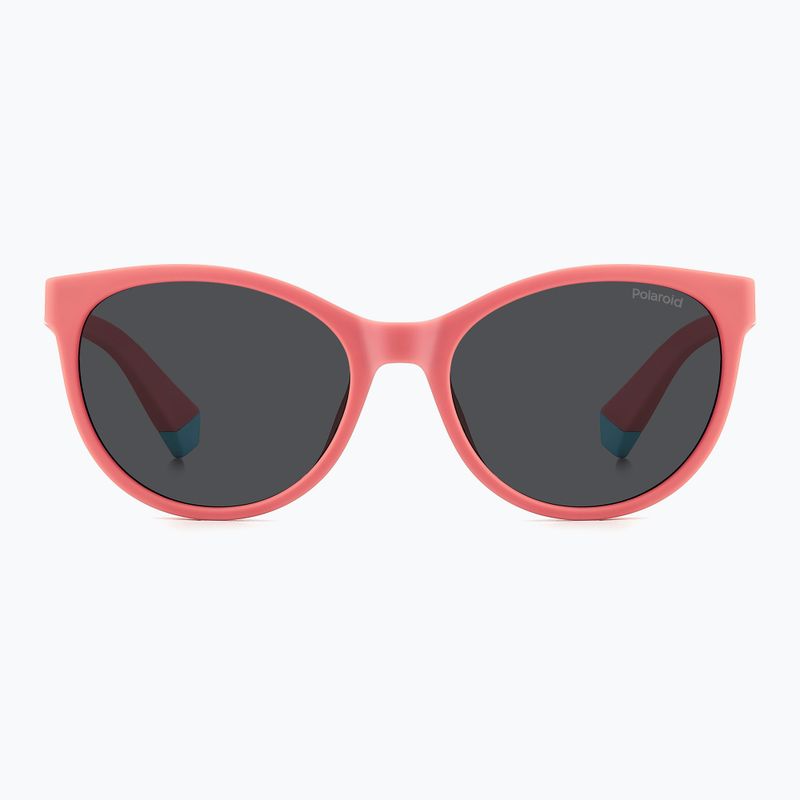 Ochelari de soare polarizați pentru copii Polaroid PLD 8065/S coral/gri 3