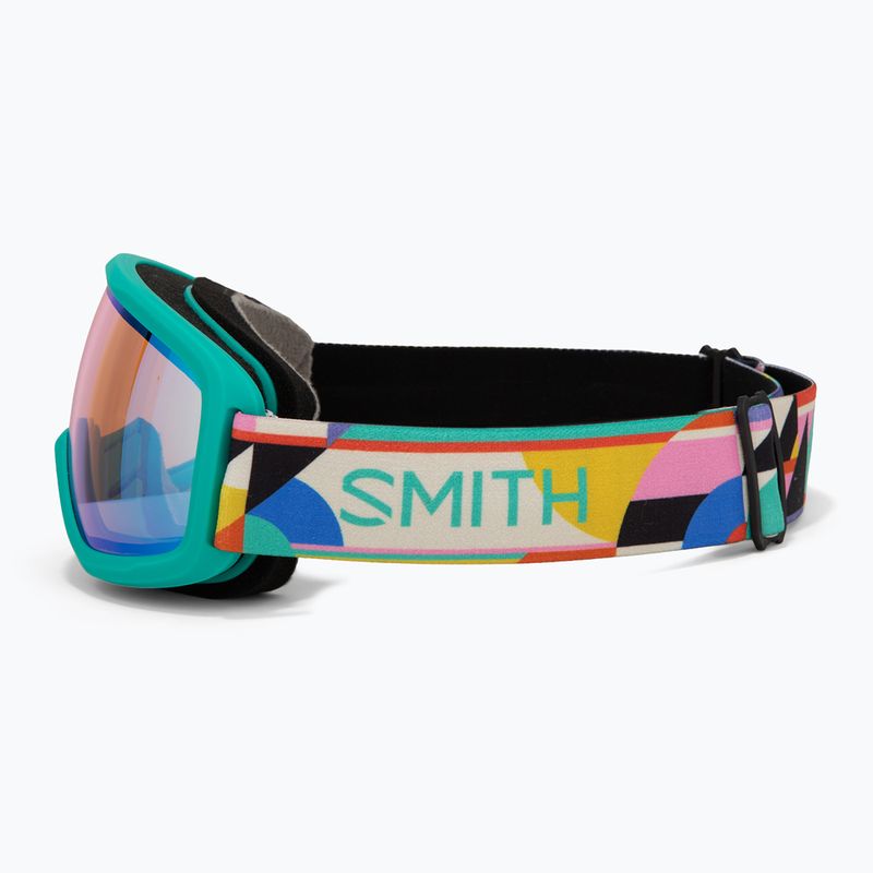 Ochelari de schi Smith Snowday Jr jade formations/blue sensor mirror 4
