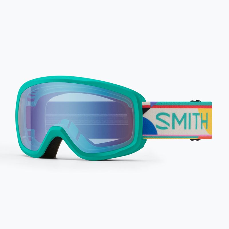 Ochelari de schi Smith Snowday Jr jade formations/blue sensor mirror 5