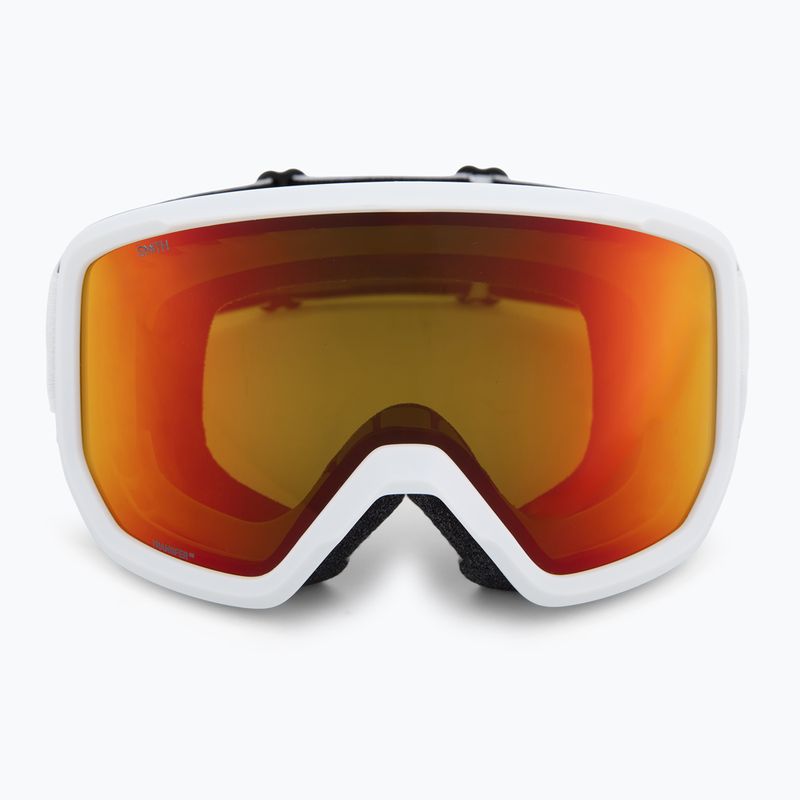 Ochleari de schi Smith Transfer white/red sol-x mirror 2