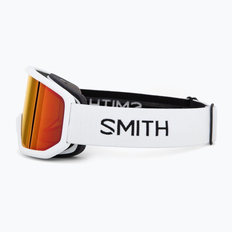 Ochleari de schi Smith Transfer white/red sol-x mirror 4