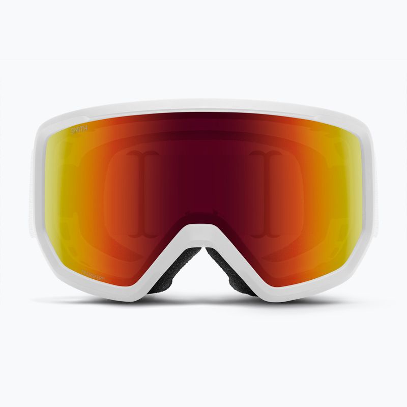 Ochleari de schi Smith Transfer white/red sol-x mirror 6