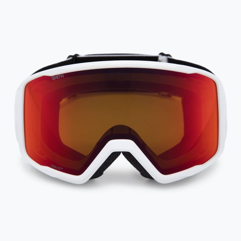 Ochleari de schi Smith Tribute white/red sol-x mirror 2