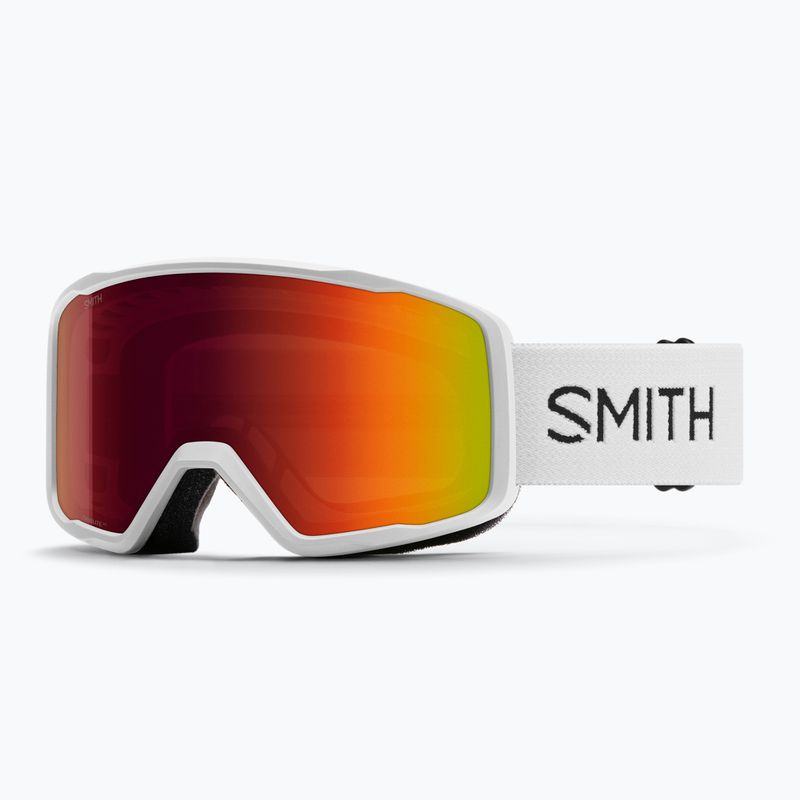 Ochleari de schi Smith Tribute white/red sol-x mirror
