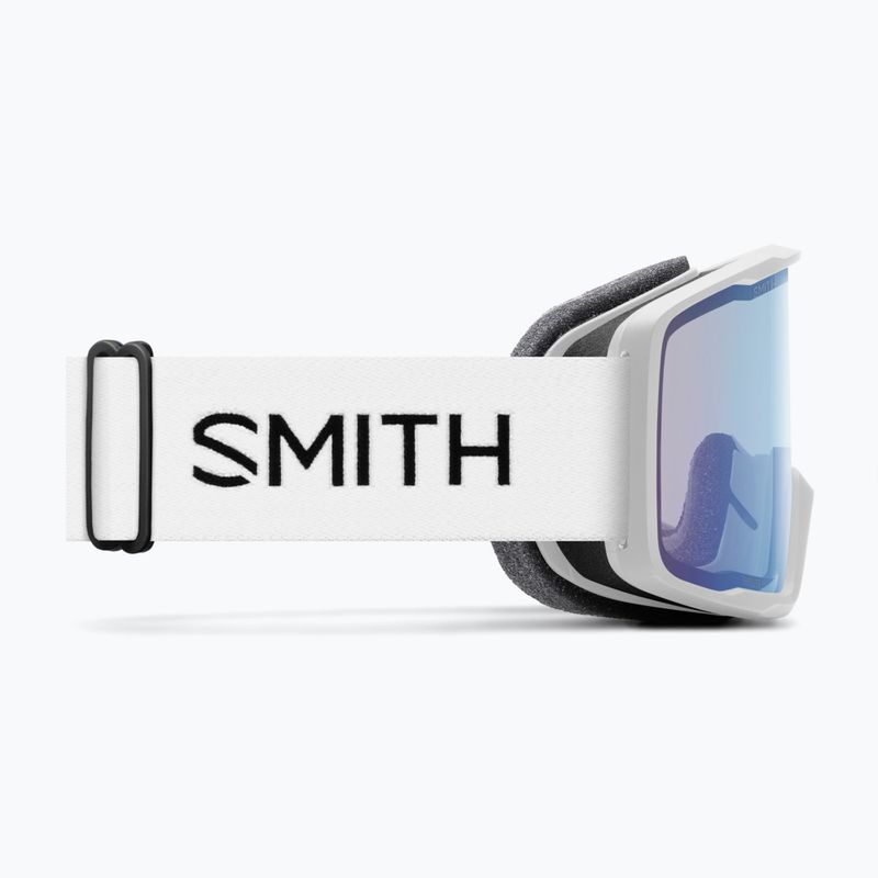 Ochleari de schi Smith Tribute white/blue sensor mirror 4