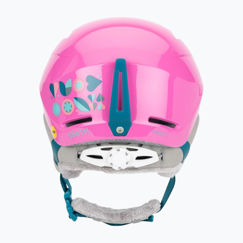 Cască de schi pentru copii Smith Glide Jr Mips vivid pink hearts 4