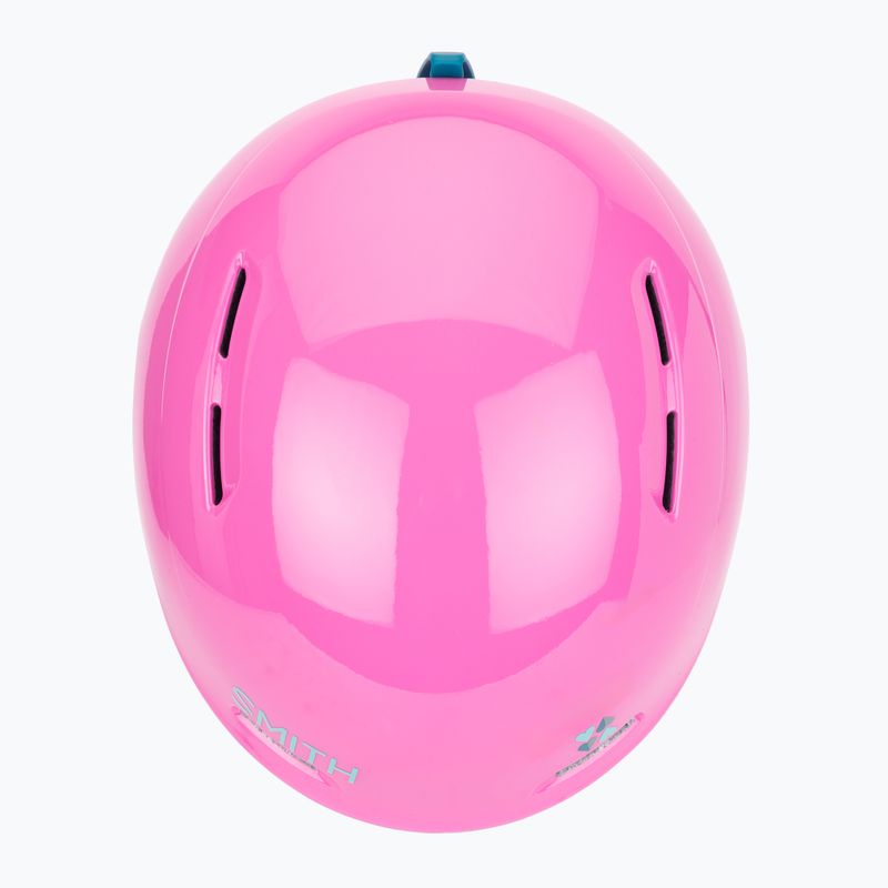 Cască de schi pentru copii Smith Glide Jr Mips vivid pink hearts 7