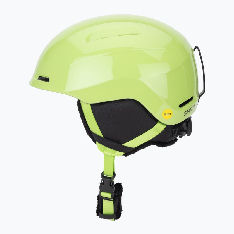 Cască de schi pentru copii Smith Glide Jr Mips electric lime 3