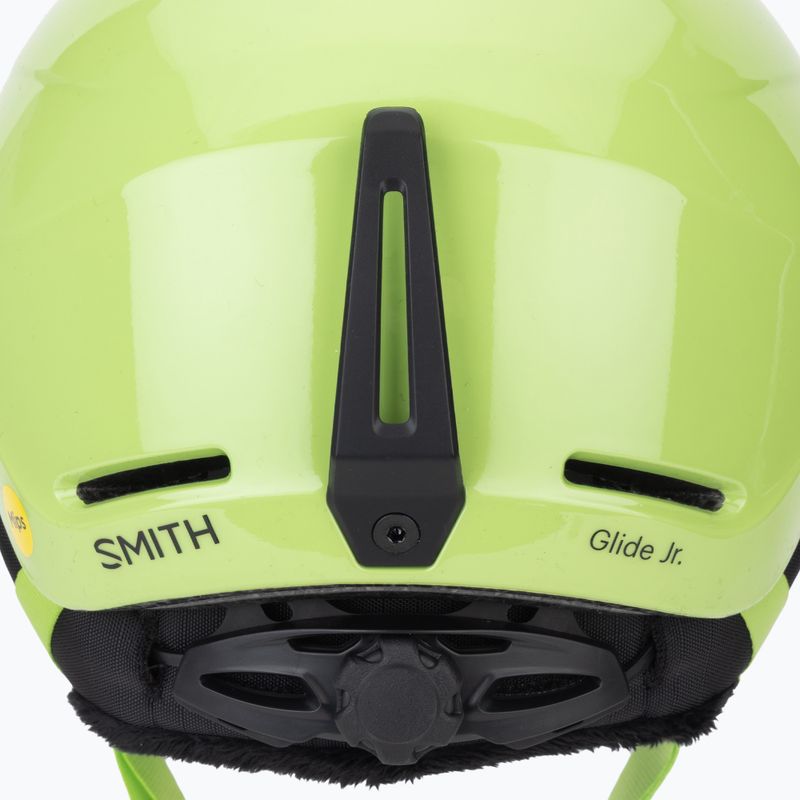 Cască de schi pentru copii Smith Glide Jr Mips electric lime 9
