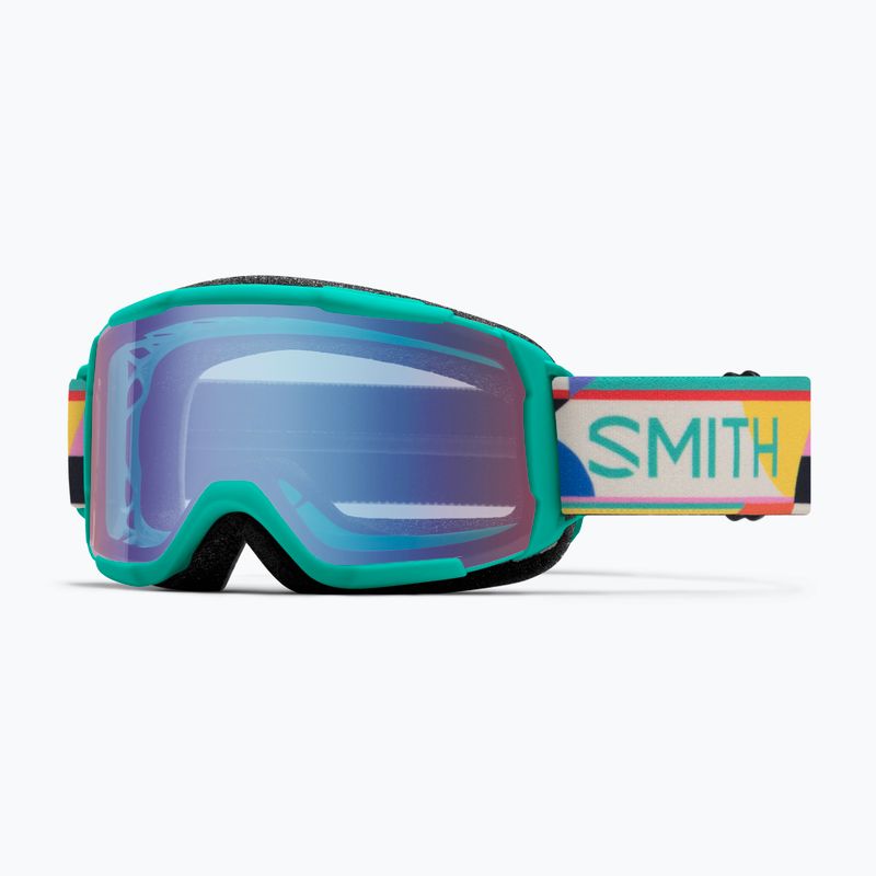 Ochleari de schi pentru copii Smith Daredevil Jr jade formations/blue sensor mirror 5