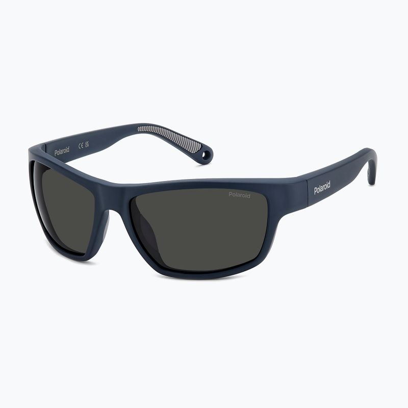 Ochelari de soare Polaroid PLD 7037/S matte blue/grey polarized 2