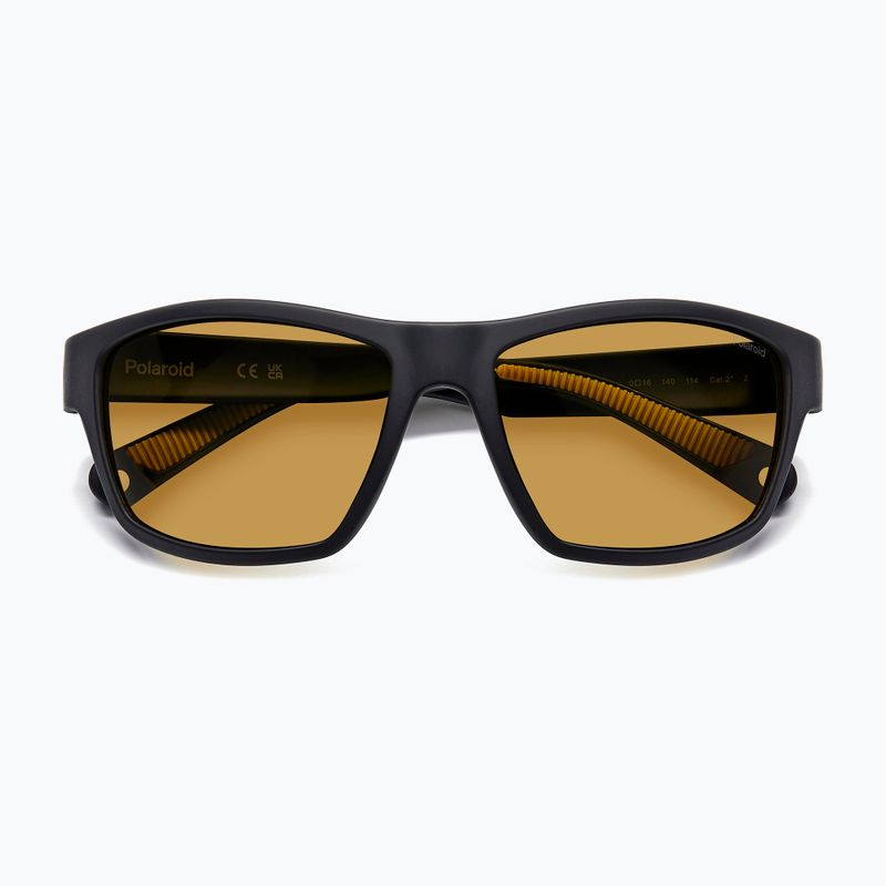 Ochelari de soare Polaroid PLD 7037/S matte black yellow/yellow polarized 4