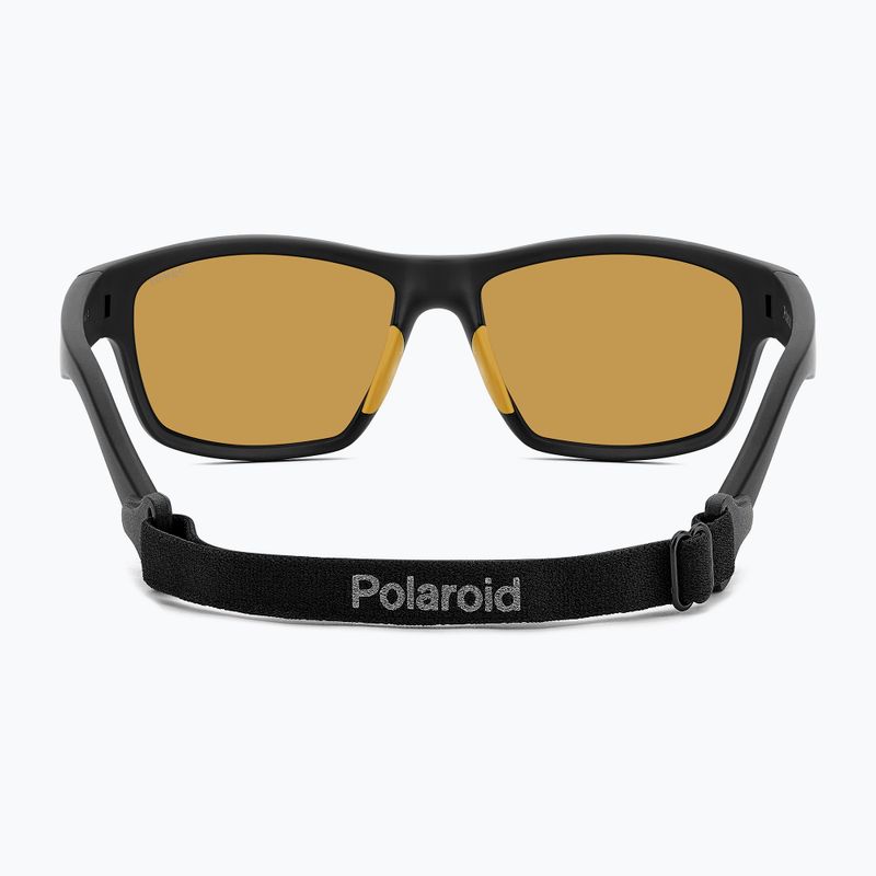 Ochelari de soare Polaroid PLD 7037/S matte black yellow/yellow polarized 5